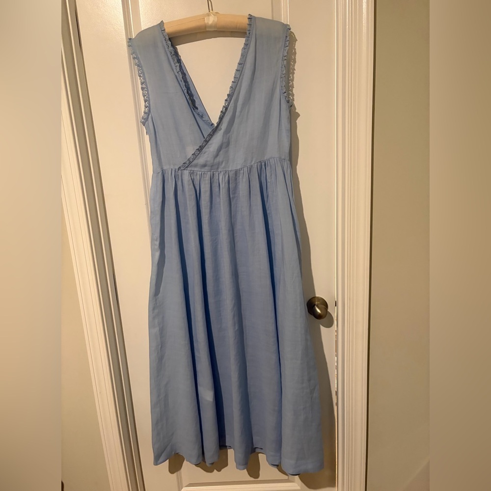 Doen Victoria Dress in Icy Blue - Picture 3 of 9